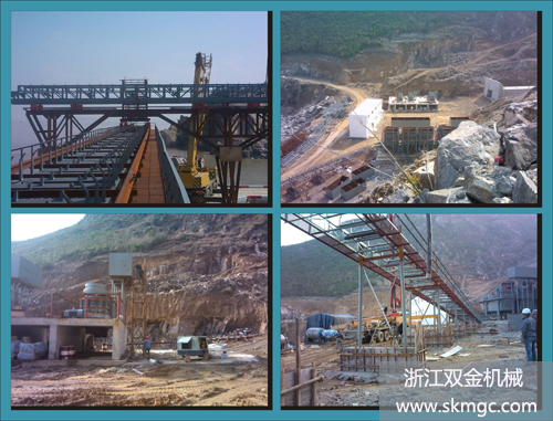 台州某砂石有限公司时产1000吨（约660方），日产20000吨（约13200方）生产线项目施工图施工中